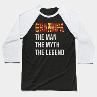 Grand Father Macedonian Grandpa The Man The Myth The Legend - Gift for Macedonian Dad With Roots From  Macedonia Baseball T-Shirt